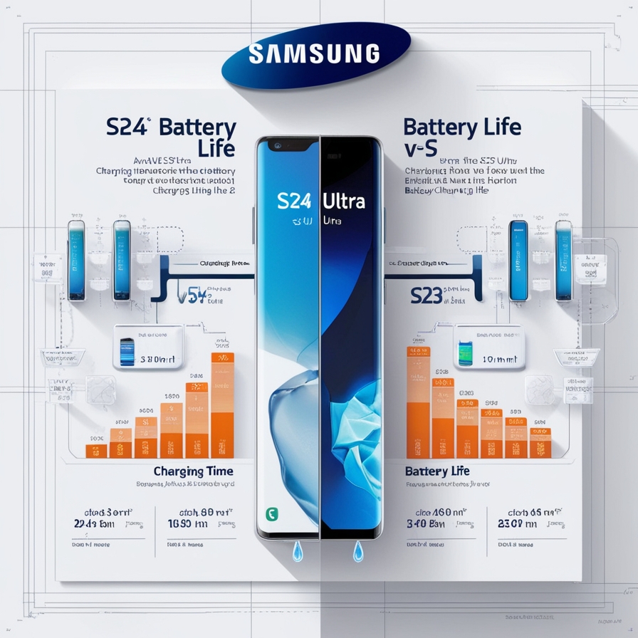 Samsung Galaxy S24 Ultra vs. S23 Ultra: Battery Life and Charging